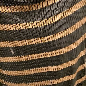 Leather bits golden and black